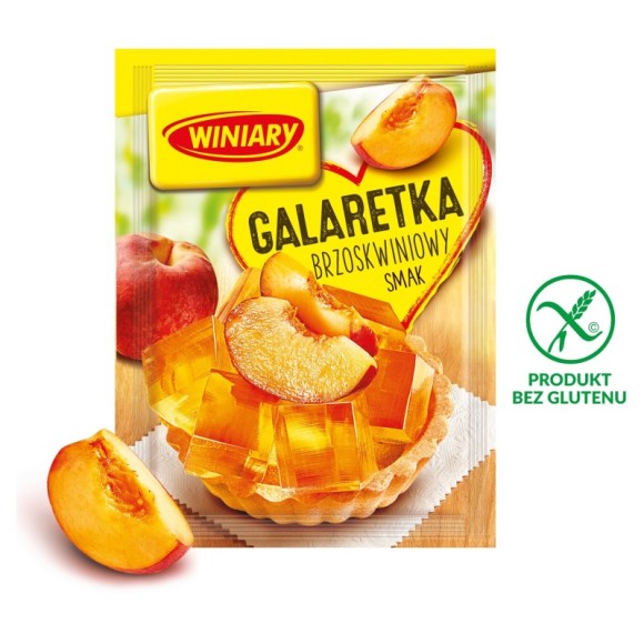 WINIARY GALARETKA BRZOSKWINIA brzoskwiniowa pomarańczowa 71g